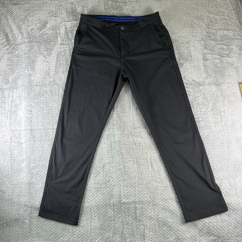 Twillory Technical Fabric Performance Pants Mens 34x32 Dark Gray Tailored Fit